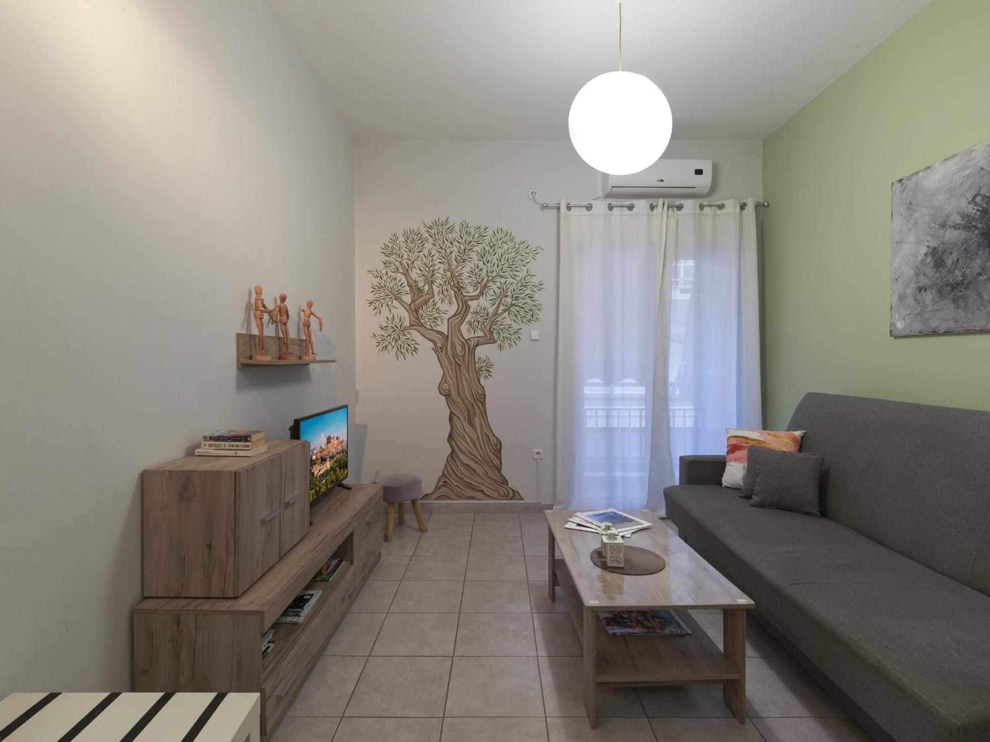 Cozy Athenian One Bd, Pistachio Charm Apartment Bagian luar foto